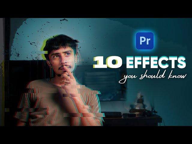 10 Premiere Pro EFFECTS you should know As Beginner | in hindi