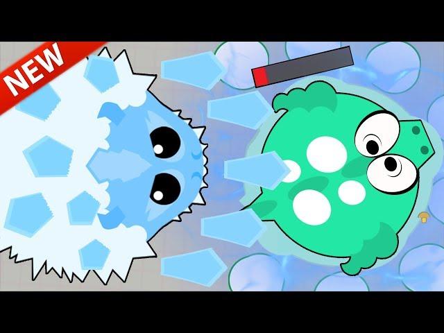 MOPE.IO *NEW* ICE MONSTER ANIMAL OP! ABILITY INSTANT KILLING DRAGONS (Mope.io Monsters Update)