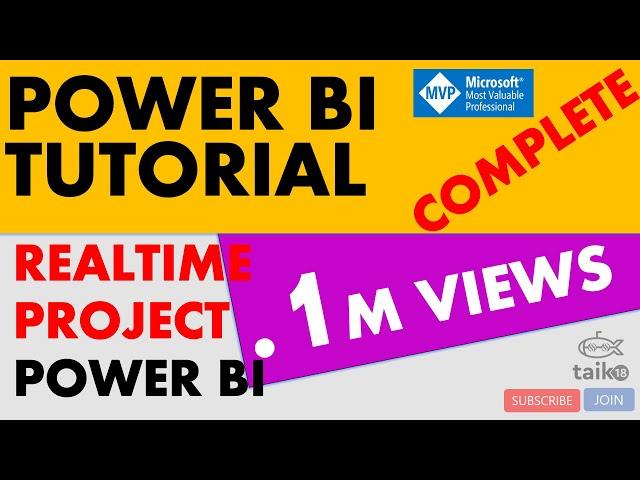 Power BI Complete End to End Realtime Project (Sales Analysis) #taik18 #powerbi Power BI