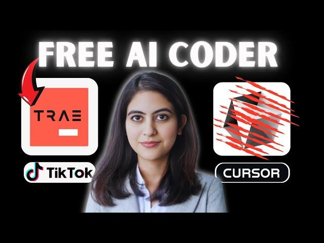 100% Free AI Code Generation with Trae AI | Cursor Alternative (TikTok)