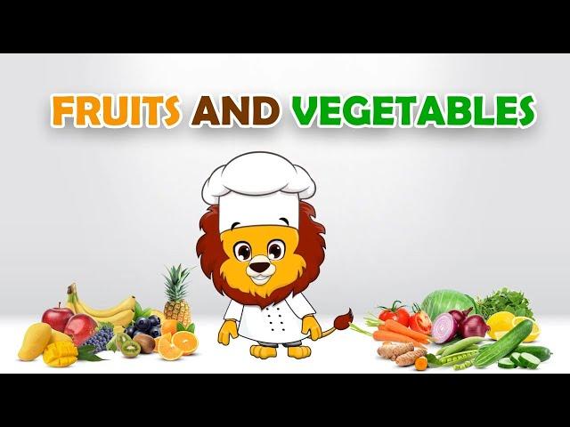 Fruits & Vegetables | Phonics Alphabets | ABC | English Rhyme | SuperCubs International Playschool