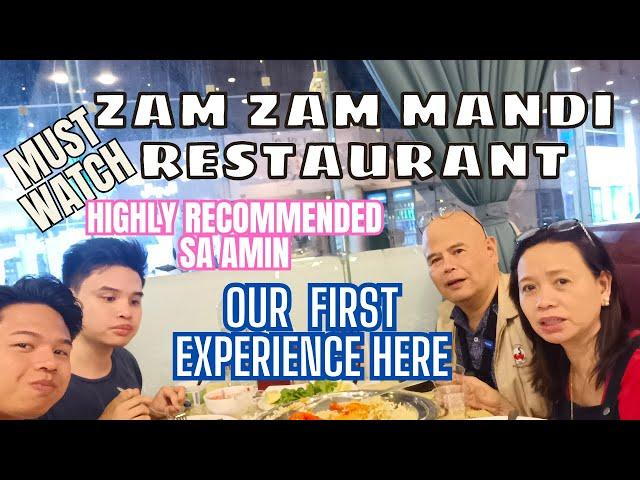 ZAM ZAM MANDI RESTAURANT DEIRA DUBAI UAE|HIGHLY RECOMMENDED MIDDLE EASTERN FOODS|PLACE TO EAT