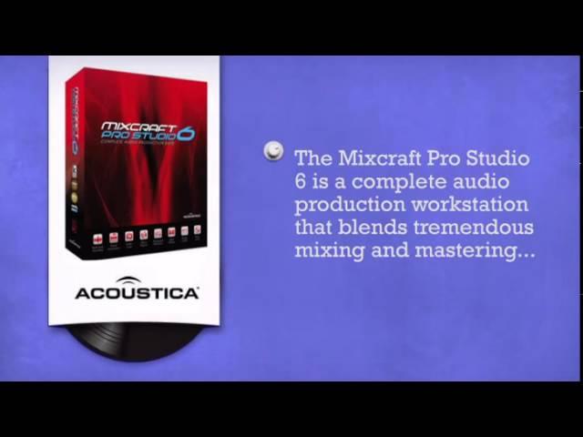 Acoustica Mixcraft Pro Studio 6 - Upgrade from Mixcraft 5 - DJkit.com