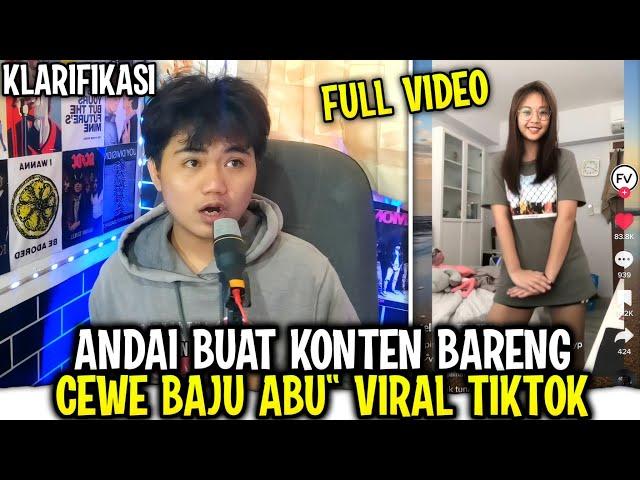 VIRAL ANDAI BUAT KONTEN BARENG!!! CEWEK BAJU ABU ABU VIRAL TIKTOK