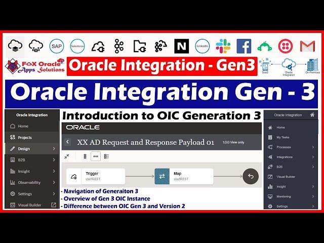 1. Oracle Integration Generation 3 | Introduction to OIC generation 3 | OIC gen 3 and OIC gen 2