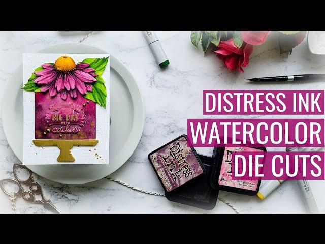 Distress Ink Watercolor Die Cuts, Honey Bee Stamps Youtube Hop