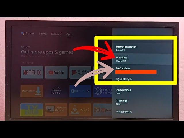 TCL Android TV : How to Find IP Address and MAC Address on TCL Android TV