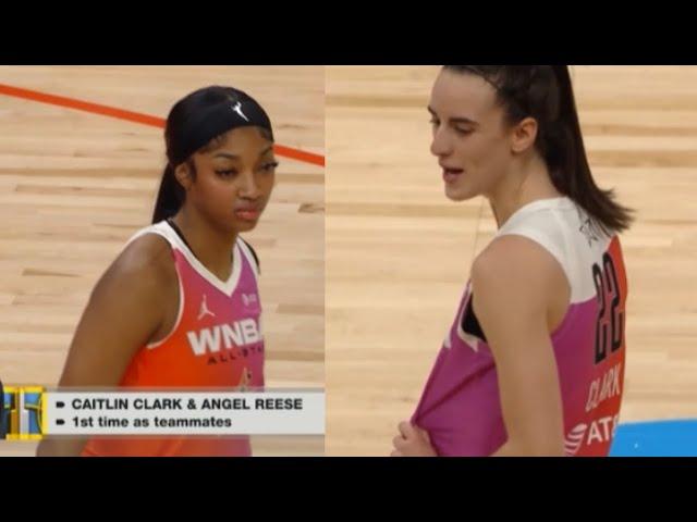 CAITLIN CLARK AND ANGEL REESE TAKING DOWN USA OLYMPICS TEAM