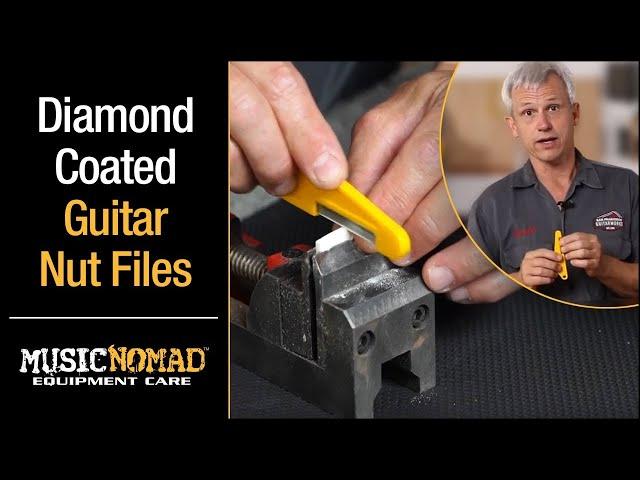 File & Polish Your Guitar Nut Slot or Saddle with MusicNomad’s Nut Files