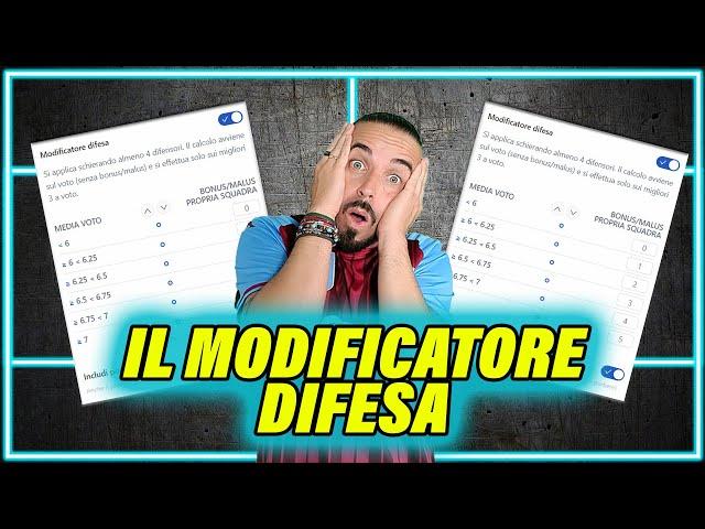 IL MODIFICATORE DIFESA AL FANTACALCIO: come usarlo e consigli asta 2024/25