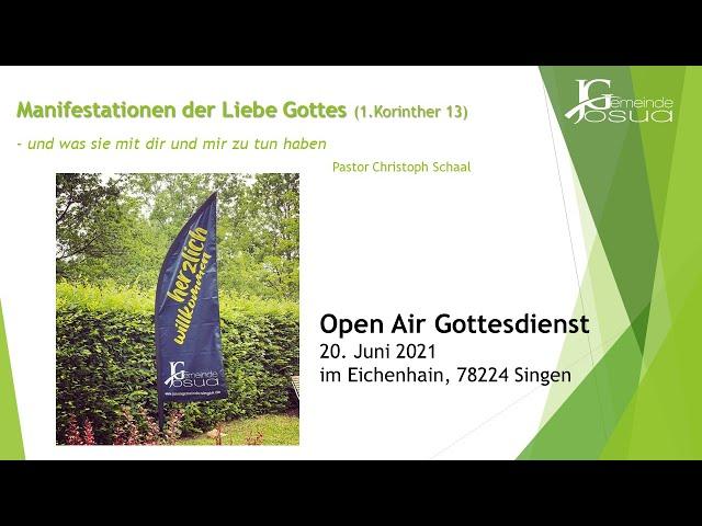 20 06 2021 Open Air Gottesdienst