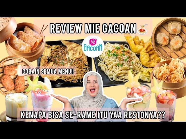 TASYI REVIEW JUJUR MIE GACOAN SELURUH MENU, KOK BISA SIH RAME TERUS??