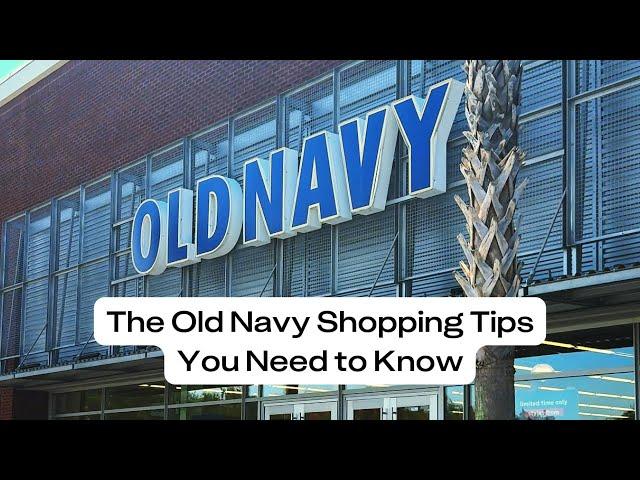 10 Old Navy Shopping Tips to NEVER Pay Full Price