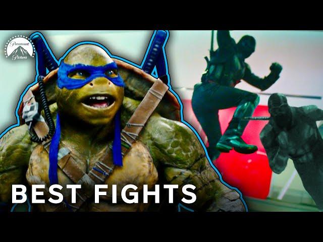 Top 10 TMNT Fights RANKED | Teenage Mutant Ninja Turtles | Paramount Movies