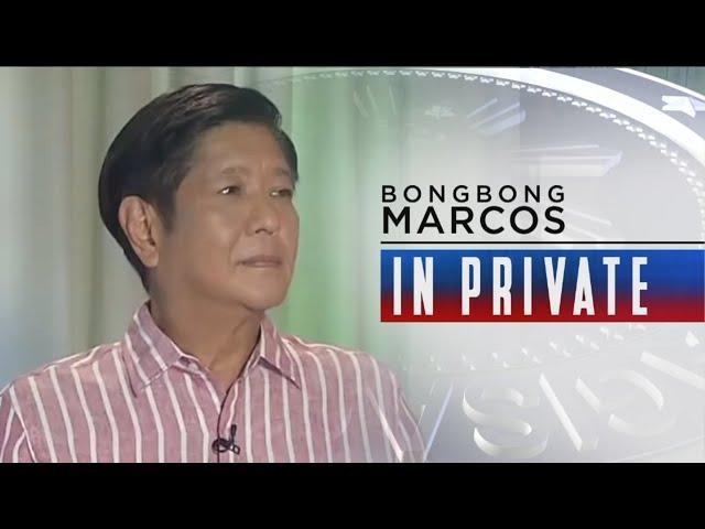 In Private, Presidential Interviews: Bongbong Marcos