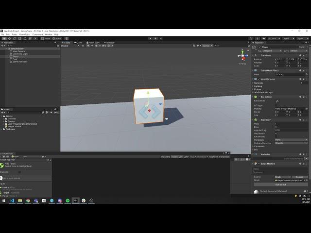 Unity Visual Scripting   Applying Force