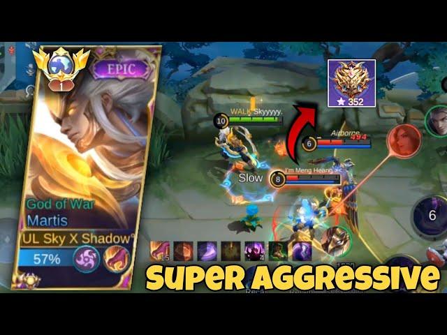 TOP GLOBAL MARTIS PERFECT & SUPER AGGRESSIVE GAMEPLAY!! | BEST BUILD 2023