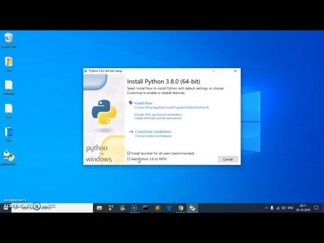 How to Download & Install Python 3 8 on Windows 10