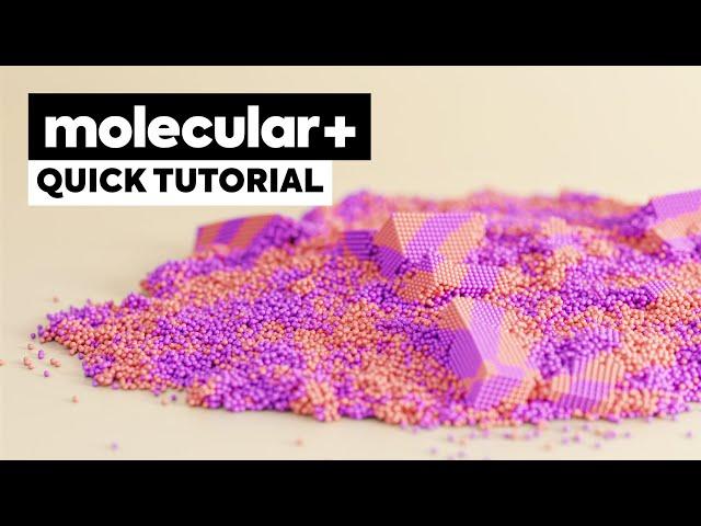 Molecular+ Blender3D tutorial in under 5 Minutes