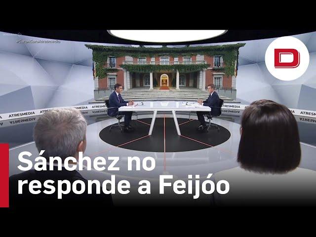 Sánchez no responde a Feijóo si le dejará gobernar si gana las elecciones