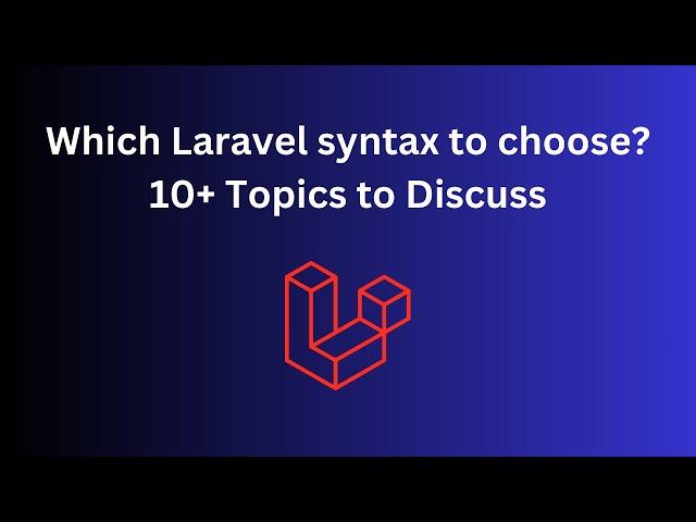 Laravel Conventions/Guidelines from IxDF