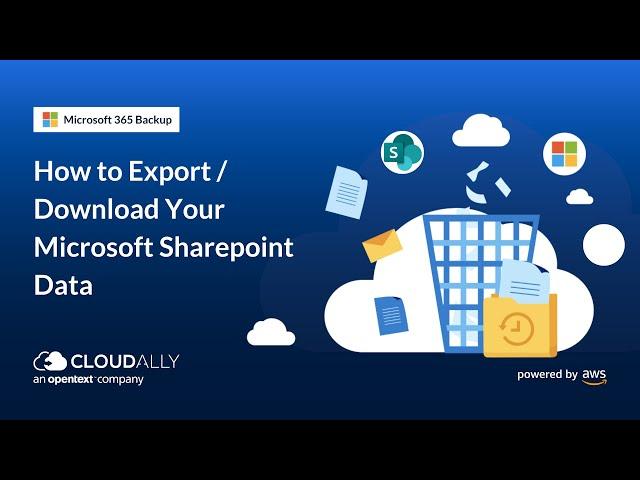 How to Export or Download MS 365 Sharepoint Data