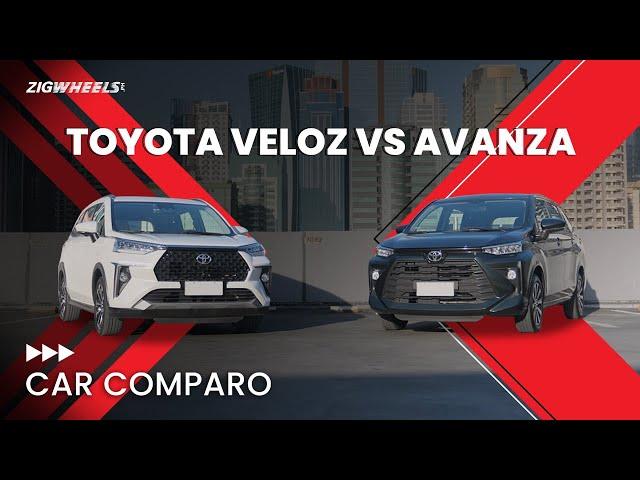 Toyota Avanza vs Toyota Veloz Comparison: MPV vs SUV? | Zigwheels.Ph