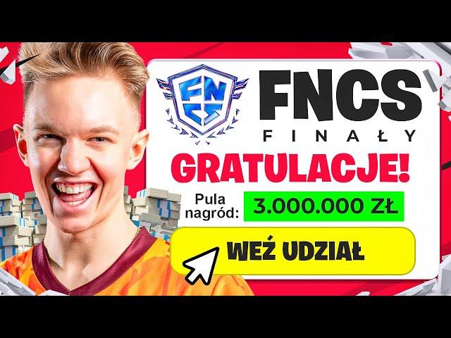 DOSTAŁEM SIĘ na PÓŁFINAŁY FNCS o 3.000.000 ZŁ w Fortnite