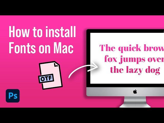 How to Install Fonts on Mac (FAST!!)