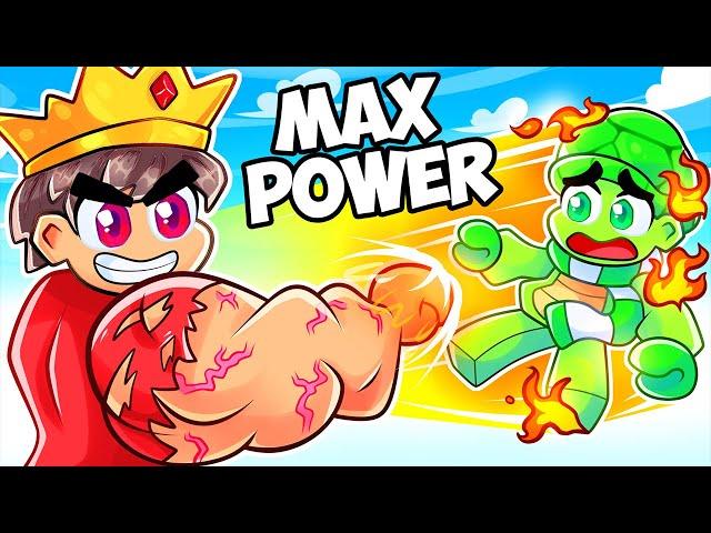 Unlocking MAX POWER in Pushing Simulator Roblox!