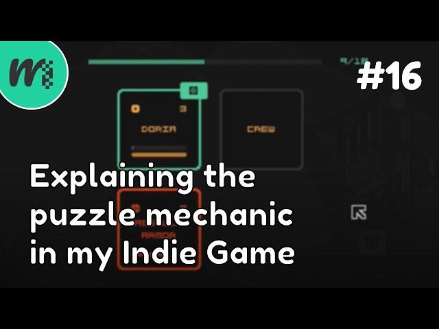 Explaining the puzzle mechanic in my Indie Game | Indie Game Devlog | #16