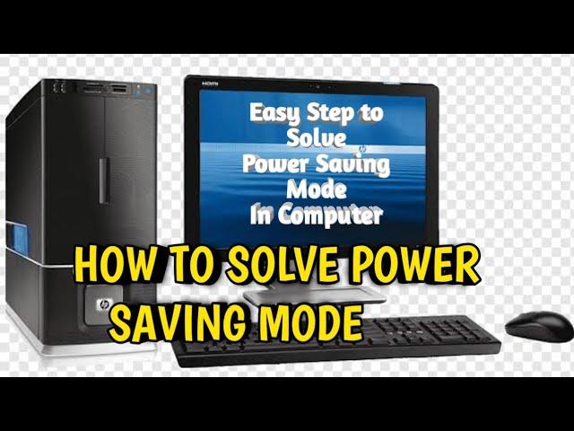 How to Fix Power Saving Mode in Computer