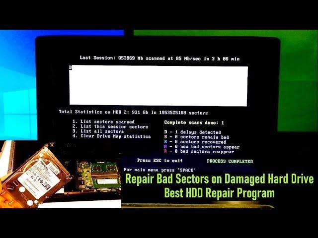 How to Repair Bad Sectors on Damaged Hard Drive Best HDD Repair Program (Easy Tutorial)