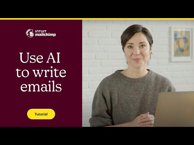 How to Use AI to Write Emails in Mailchimp