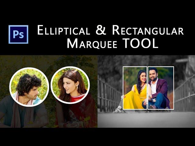 Rectangular Marquee | Elliptical Marquee Tool in Photoshop for Beginners in Urdu/Hindi