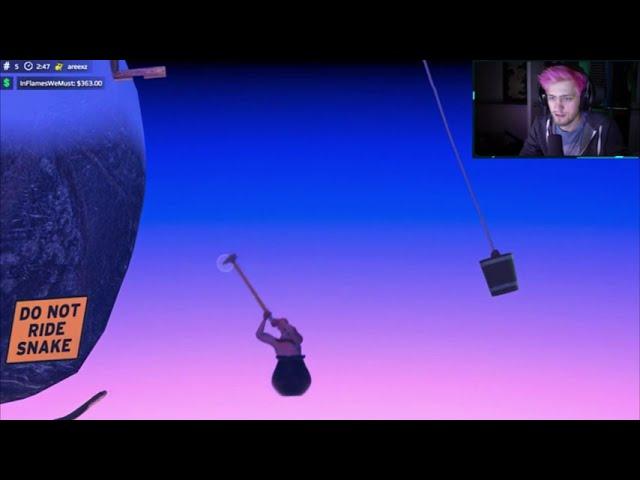 Twitch Madness - Getting Over It ! (Rage / Fail Compilation) - Sodapoppin,Lirik..