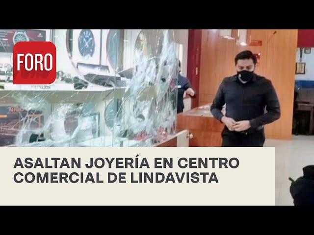 Asaltan joyería en plaza comercial en Lindavista, CDMX - En Una Hora