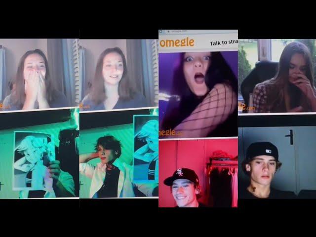 cute girls reaction 10 handsome boys on omegle