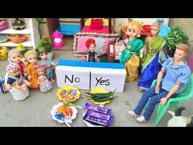 Barbie Doll All Day Routine In Indian Village/Radha Ki Kahani Part -304/Barbie Doll Bedtime Story||