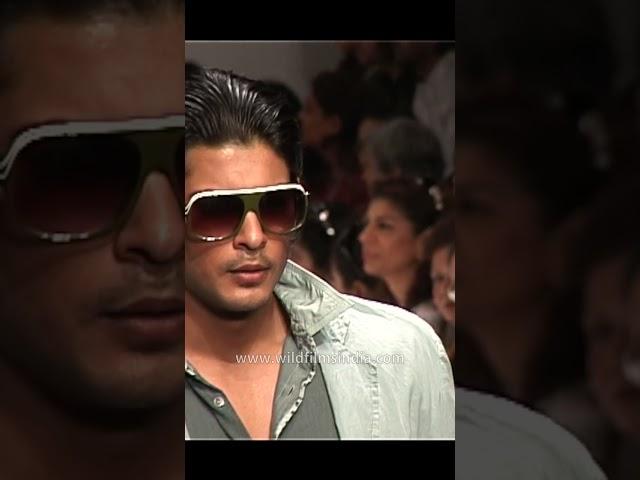 Late Siddharth Shukla in his modelling days