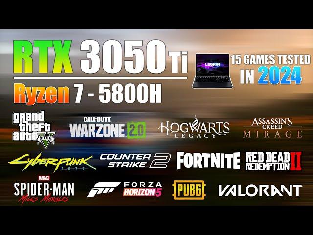 RTX 3050 Ti Laptop in 2024 - Test in 15 Games
