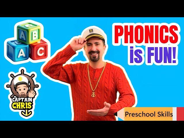 Phonics Is FUN!  Learn ABCs & Sounds with Captain Chris | Phonics Song for Kids