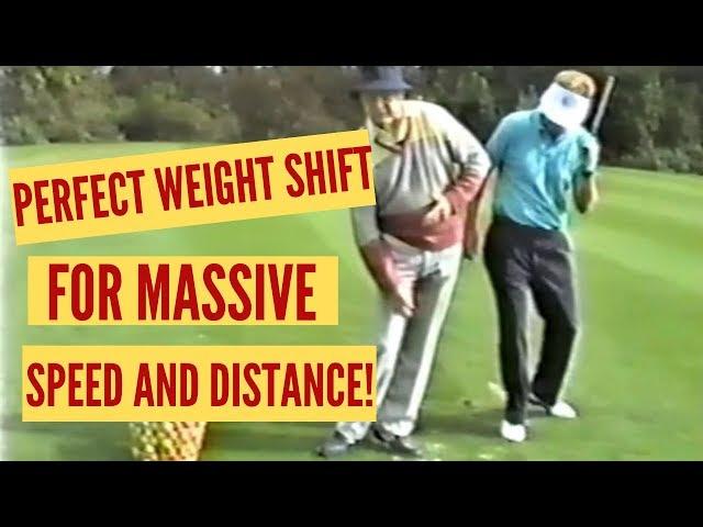 Perfect Weight Shift for Maximum Clubhead Speed!