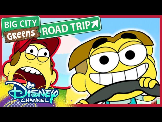 The Greens' Road Trip!  | Big City Greens | Disney Channel