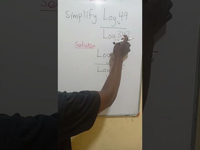 Simple Logarithms Simplification #education