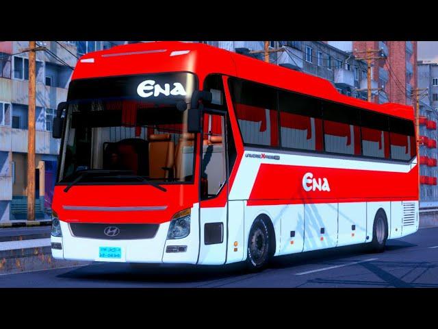 Sylhet to Dhaka | Ena Transport | Hyundai Universe | Bangladesh Bus Simulator | Solmon Alice Gaming