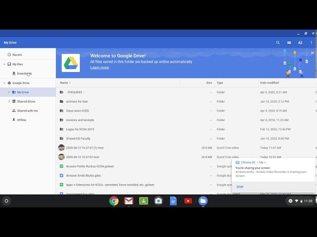 Clearing Storage Space on Your Chromebook