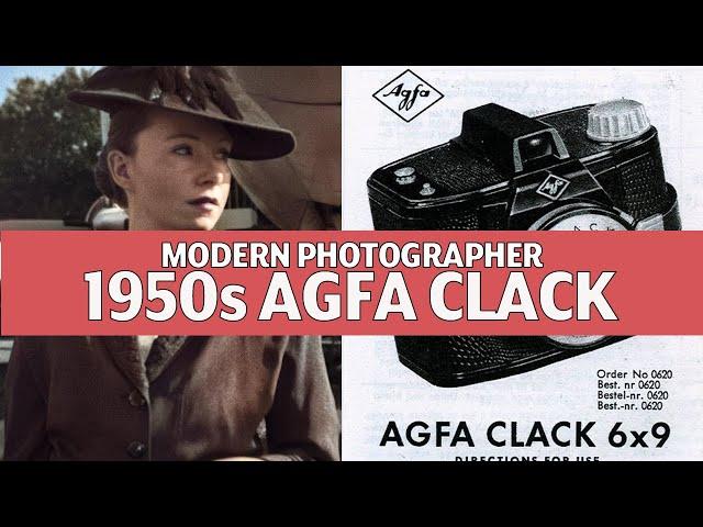 MODERN PHOTOGRAPHER TRIES 1950's AGFA CLACK