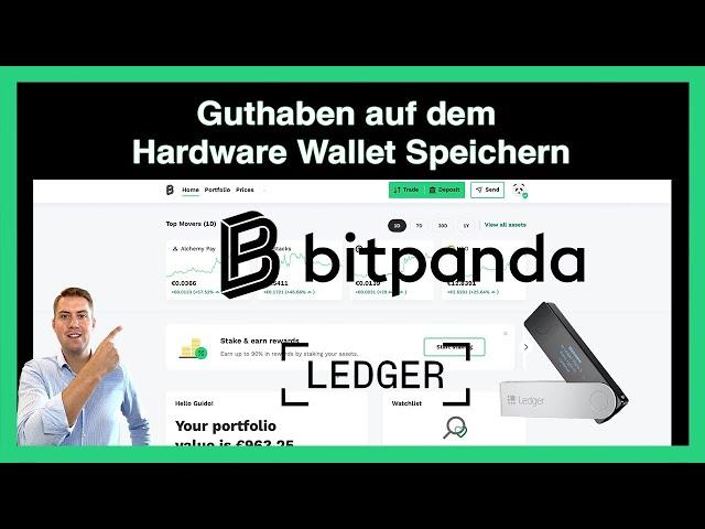 Anleitung Guthaben von Bitpanda auf ein Hardware Wallet (Ledger) schicken 