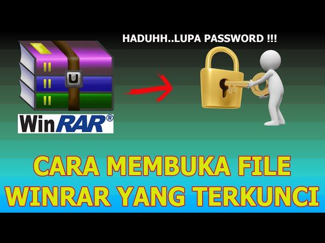 cara membuka rar terkunci oleh password tanpa software